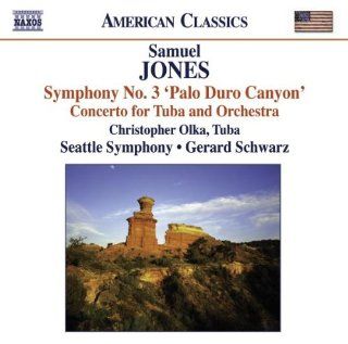 Samuel Jones Symphony No. 3, & 'Palo Duro Canyon', Concerto for Tuba and Orchestra Music