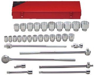 Wright Tool 631 12 Point Standard Socket Set, 31 Piece   Socket Wrenches  