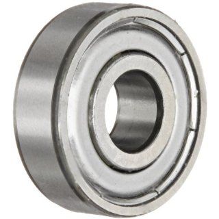 SKF 625 Z Radial Bearing, Single Row, Deep Groove Design, ABEC 1 Precision, Single Shield, Non Contact, Normal Clearance, Steel Cage, 5mm Bore, 16mm OD, 5mm Width Deep Groove Ball Bearings