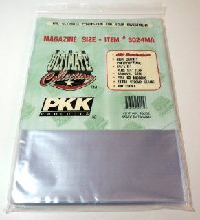 Magazine Storage Bags 8 1/2" x 11" 1 1/2" Flap 100ct PKK  Sports Related Display Cases  Sports & Outdoors