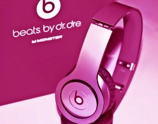 New Metallic HOT Pink Skins for Solo / Solo Hd Beats By Dr. Dre   (Headsets Not Included) Electronics