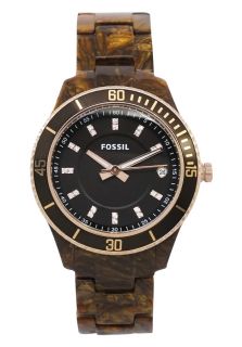 Fossil ES3092  Watches,Womens Stella Brown Plastic Brown Dial, Casual Fossil Quartz Watches