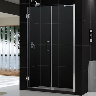 DreamLine Unidoor 53 57x72 inch Frameless Hinged Shower Door DreamLine Shower Doors
