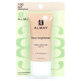 Almay Face Brightener with SPF 15, Buff Afterglow 100, 1 Ounce Tube  Face Bronzers  Beauty