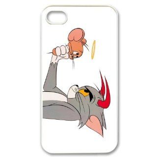 Custombox Tom and Jerry Iphone 4/4s Case Plastic Hard Phone Case for Iphone 4/4s iPhone 4 DF02498 Cell Phones & Accessories