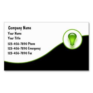 Electrician Business Cards