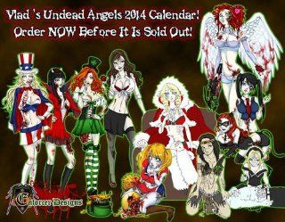Vlad's Undead Angels 2014 Calendar  Wall Calendars 