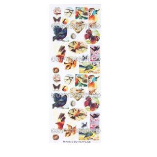 Nunn Design Collage Sheet Butterflies & Birds For Scrapbook   Fits Patera