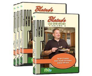 Blaine's Low Carb Kitchen Volume 2 (4 DVD Set) Blaine Jelus Movies & TV