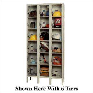 Hallowell Safety View Plus Stock Lockers   Five Tiers   3 Sections