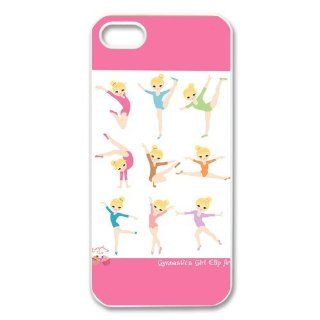 Gymnastics Snap on Hard Case Cover Skin compatible with Apple iPhone 5/5S Cell Phones & Accessories