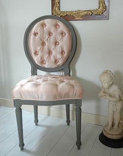 vintage restored french boudoir chair by ghost furniture