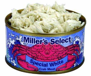 Miller's Select Special White Crab Meat, 6.5 Ounce Tins (Pack of 12)  Grocery & Gourmet Food