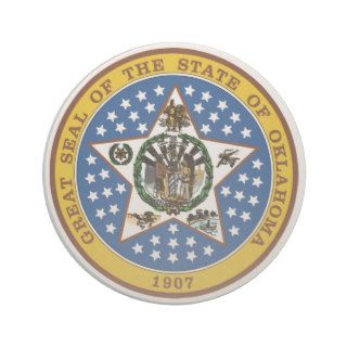 Oklahoma State Seal Coaster