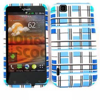 For Lg Mytouch E739 Blue Blocks Matte Texture Case Accessories Cell Phones & Accessories