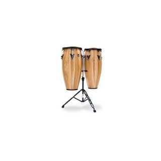 LP LPA646   Siam Walnut Aspire Conga Set 10 inch and 11 inch with Double Stand Musical Instruments