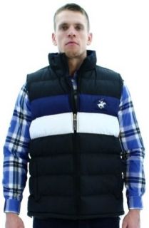 Beverly Hills Polo Club Men's Puffer Vest Faux Down Rip Stop Bubble at  Men�s Clothing store Down Outerwear Vests