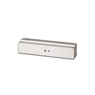 SDC 1581S Mini Exit Check EMLock Single Aluminum Delayed Egress Electromagnetic Lock with Door Position Sensor, 12/24 VDC, 650 lbs Holding Force, 8 3/4" Length x 2 1/8" Height x 1 1/4" Depth (Pack of 1) Industrial Hardware Industrial &