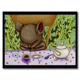 Sleepy Doormouse Postcard