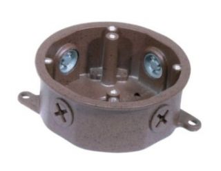 Nuvo Lighting SF76/652 Industrial Style Heavy Duty Alumninum Durable Outdoor Junction Box, Old Bronze   Close To Ceiling Light Fixtures  