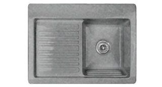 Advantage Series Edgewood 30" x 22" Self Rimming Laundry Sink Finish Euro Steel, Faucet Drillings 2 Holes   Utility Sinks  