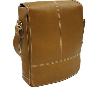 Piel Leather Urban Vertical Messenger Bag 2875