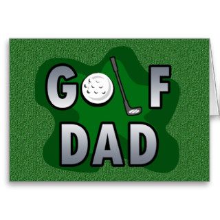 Golf Dad Greeting Cards