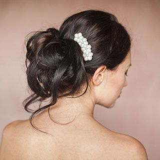 prue opal and crystal flower hair comb by britten weddings