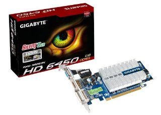 GIGABYTE Radeon HD 6450 Silent 1GB DDR3 DVI I / D Sub / HDMI Low Profile Graphics Card, GV R645SL 1GI Electronics