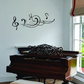 musical notes wall sticker by leonora hammond