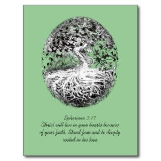 Ephesians 317 Be Rooted In His Love Postcards