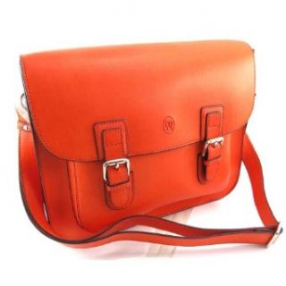 Retro satchel "Vintage" orange. Clothing