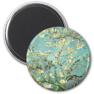 Van Gogh Blossoming Almond Tree (F671) Fine Art Fridge Magnet