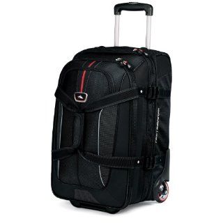High Sierra Carry On Expandable Wheeled Duffel with Backpack Straps Black AT656 0 Sports & Outdoors