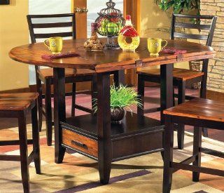 Shop Abaco Drop Leaf Counter Height Storage Table at the  Furniture Store