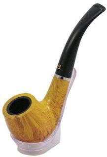 Yellow Tobacco Smoking Pipe with Box & Metal Bowl  Tobacco Pipes And Bowls  