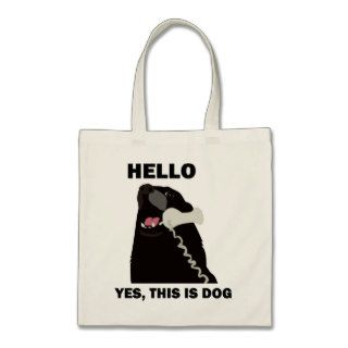 HELLO YES THIS IS DOG telephone phone Tote Bag
