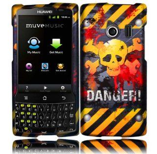 For Huawei Ascend Q M660 Hard Design Cover Case Danger Cell Phones & Accessories