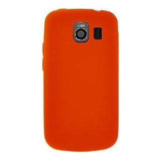 Amzer Silicone Skin Jelly Case for LG Vortex VS660   Orange Cell Phones & Accessories