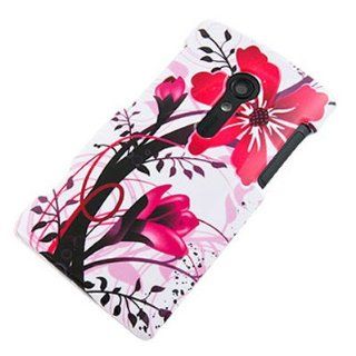 For Sony Ericsson Xperia Ion LT28i LT28at Hard Design Cover Case Pink Splash+LCD Screen Protector+Car Charger Cell Phones & Accessories