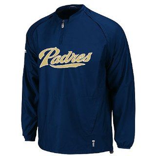 San Diego Padres Youth Triple Peak Cool Base Gamer Jacket by Majestic Athletic  Sports Fan Outerwear Jackets  Sports & Outdoors