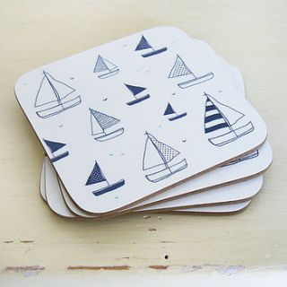 set of four yacht coasters by charlotte macey