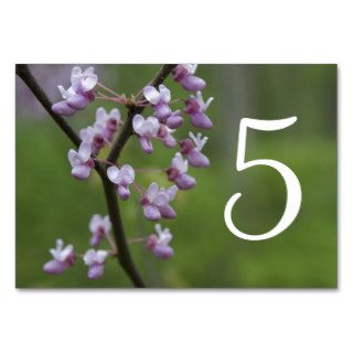 Flowering Tree Table Numbers Table Cards