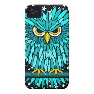 cute turquoise owl iPhone 4 case