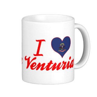 I Love Venturia, North Dakota Mugs