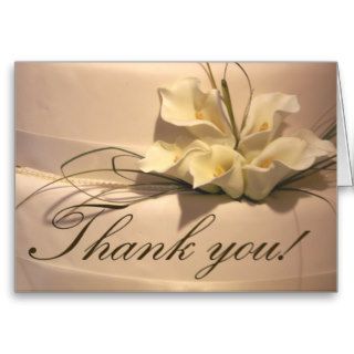 Calla Lily Thank you Cards