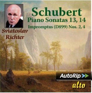 Schubert Piano Sonatas Nos. 13 & 14,D.664,784 / Impromptus Nos. 2 & 4,D.899 Music