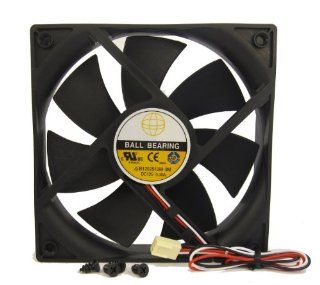 120mm x 25mm New Case Fan 12V DC 99CFM PC CPU Computer Cooling Ball Bearing 3 pin Computers & Accessories