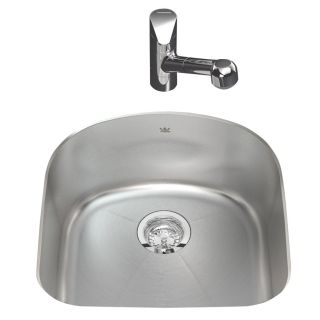 Kindred Single Basin Undermount Stainless Steel Bar Sink