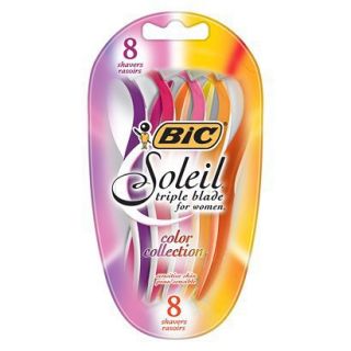 Bic Soleil Triple Blade Womens Shavers   8 Count